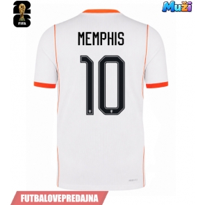 Lacne Muži Futbalové dres Holandsko Memphis Depay #10 MS 2026 Krátky Rukáv - Preč